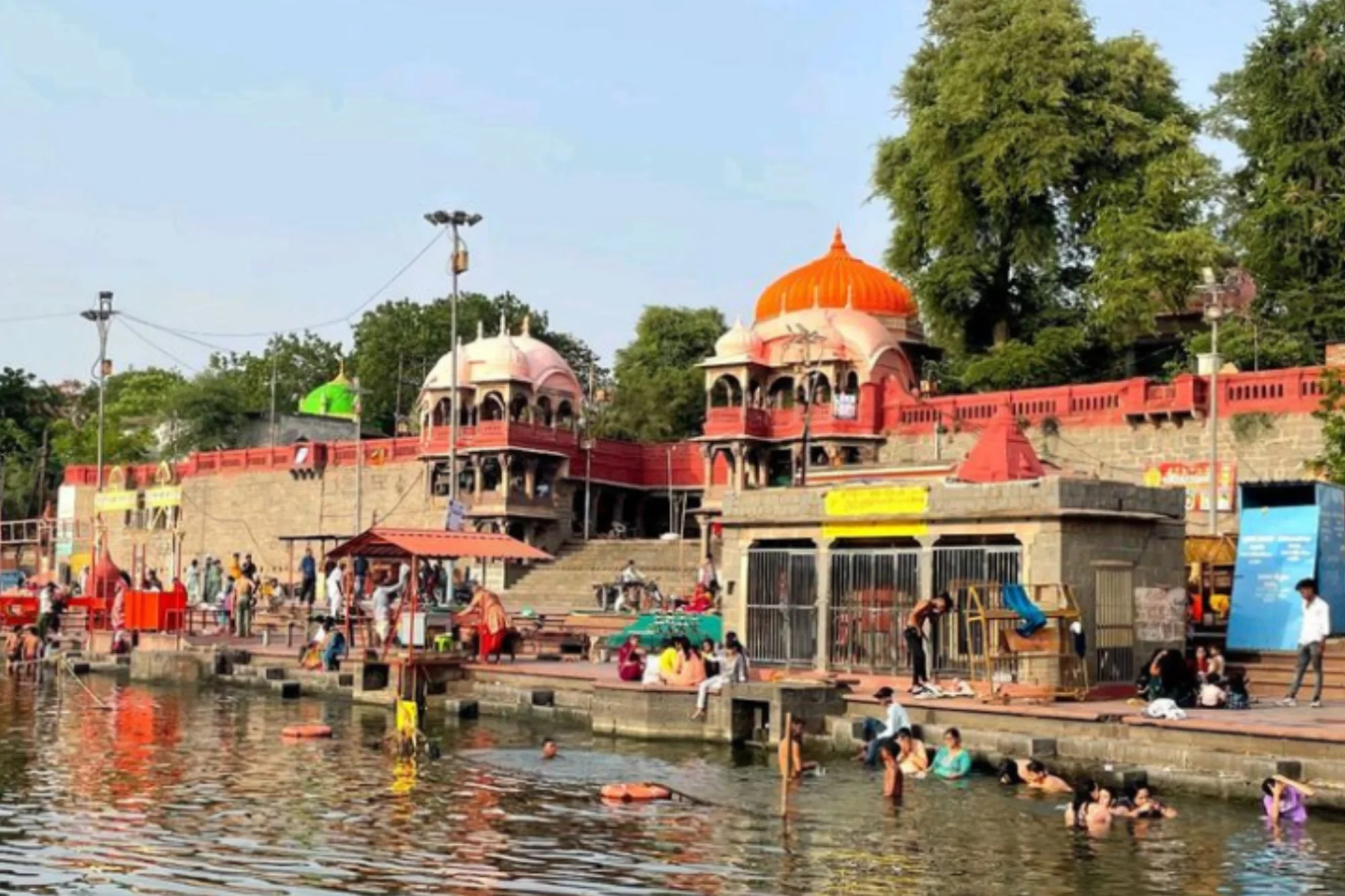 Ram Ghat on the Kshipra river, Ujjain